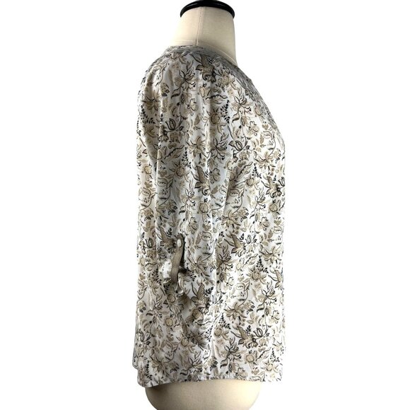 Croft & Barrow Tab Sleeve Blouse, Women's Size X-Large - Picture 3 of 8